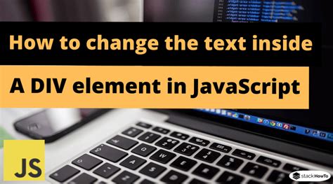 How do I replace text inside a div element