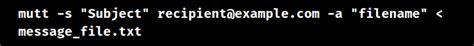 How do I send a file as an email attachment using Linux command line