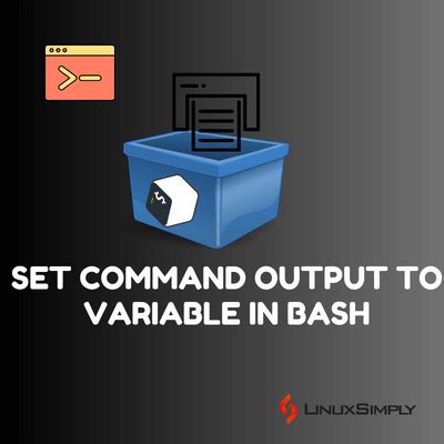 How do I set a variable to the output of a command in Bash