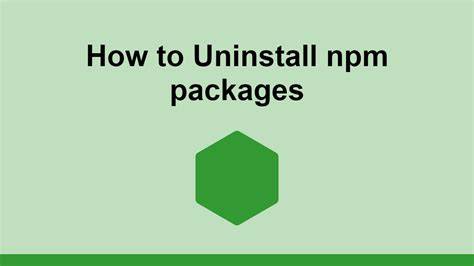 How do I uninstall a package installed using npm link