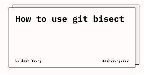 How do I use git bisect