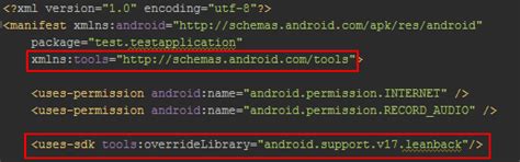 How do I use toolsoverrideLibrary in a buildgradle file