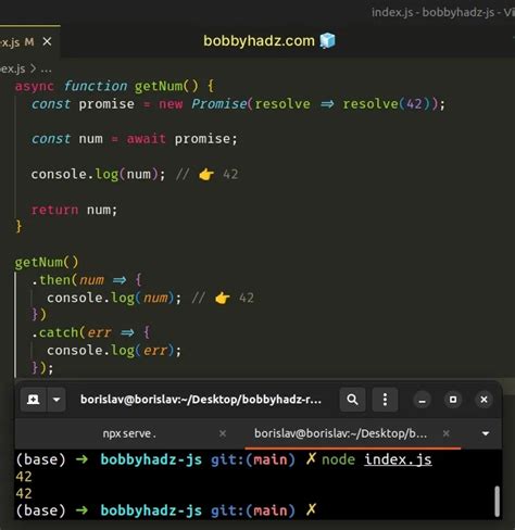 How do I wait for a promise to finish before returning the variable of a function