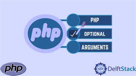 How do you create optional arguments in php