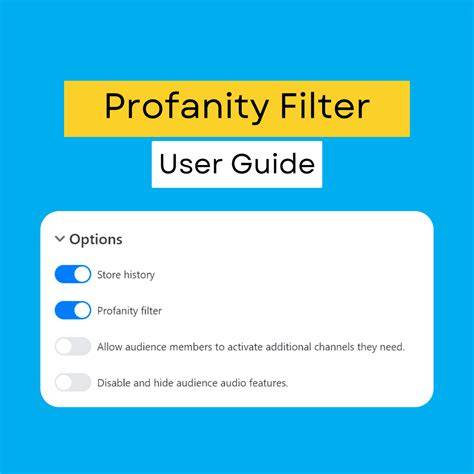 How do you implement a good profanity filter