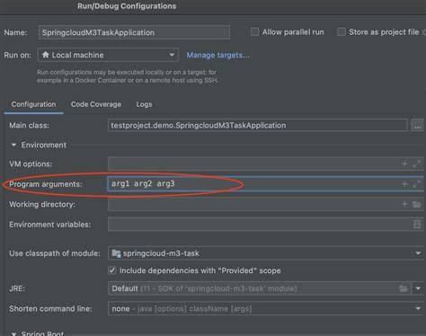 How do you input command line arguments in IntelliJ IDEA