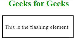 How do you make an element flash in jQuery