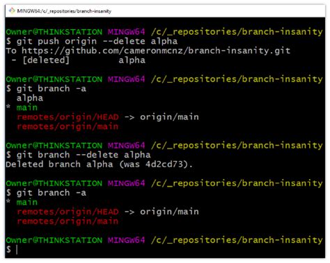 How do you remove an invalid remote branch reference from Git