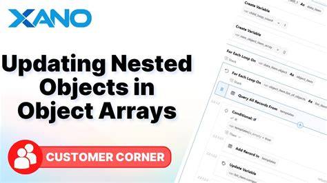 How do you update objects in a documents array nested updating