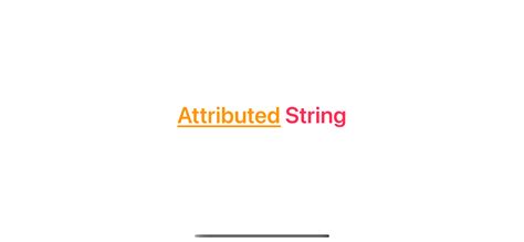 How do you use NSAttributedString