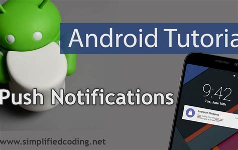How does push notification technology work on Android