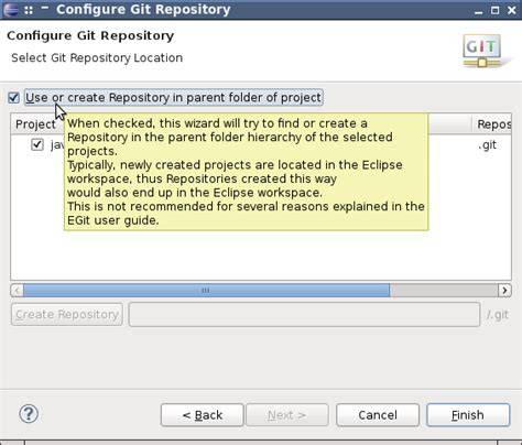 How make EclipseEGit recognize existing repository information after update