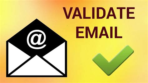How should I validate an e-mail address