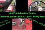 How to Adjust Mower Belt Tensioner