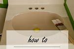 How to Apply Appliance Epoxy to Bathroom Counter
