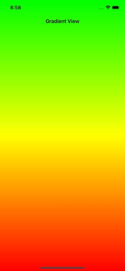 How to Apply Gradient to background view of iOS Swift App