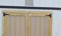 How to Build Shed Doors Swing Out