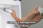 How to Change a Light Bulb in a Fridge