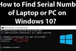 How to Check Laptop Serial Number