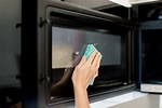 How to Clean a Microwave Window Door