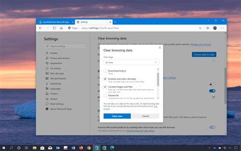 How to Clear Cache in Microsoft Edge Browser