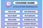 How to Come Up with a Good Twitch User