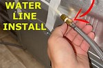 How to Connect a Water Line to Refrigerator