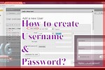 How to Create a Username and Password