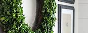 How to Decorate a Boxwood Wreath