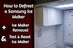How to Defrost an Ice Maker