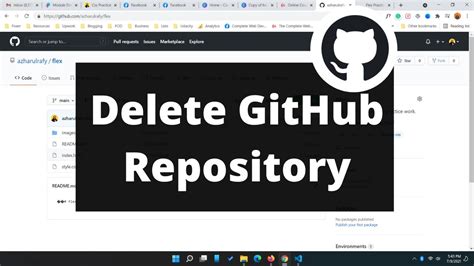 How to Delete a Repository From GitHub