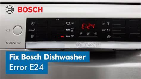How to Fix Bosch Error Code E24 Step by Step