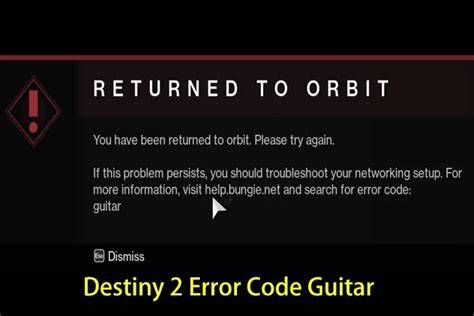 How to Fix Destiny 2 Error Code Guitar: Step-by-Step