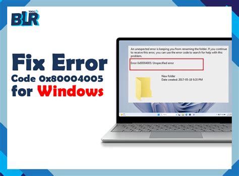 How to Fix Error Code 0x80004005 Step by Step