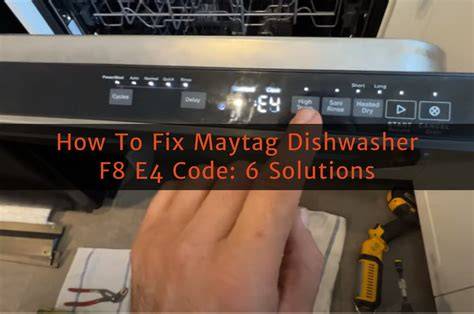 Common Maytag Dishwasher Error Codes and Their Meanings