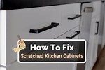 How to Fix Scratches On Kitchen Cabinets