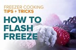 How to Flash Freeze Food