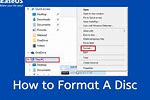 How to Format DVD RW Disc
