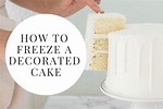 How to Freeze a Decorated Cake