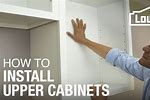 How to Install Lowe's Cabinets