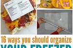 How to Organize a Freezer Efficiently