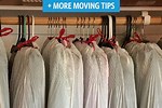 How to Pack Hanging Clothes