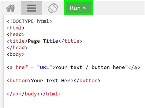 How to Put a Button in Code HTML