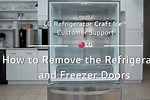 How to Remove Bottom Door On LG French Door Refrigerator
