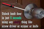 How to Unlock Any Door Lock