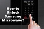 How to Unlock Samsung Microwave