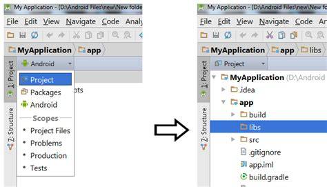 How to add libs folder in Android Studio