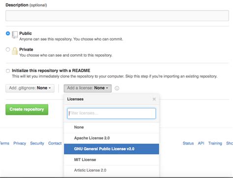 How to add license to an existing GitHub project