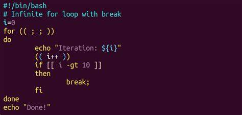 How to break out of a loop in Bash