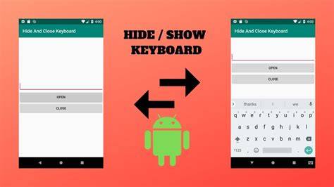 How to capture the virtual keyboard showhide event in Android